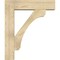 Ekena Millwork Legacy Block Rough Sawn Bracket w/ Offset Brace, Douglas Fir, 8"W x 32"D x 38"H BKT0806X32X38LEC05RDF - alternate 3